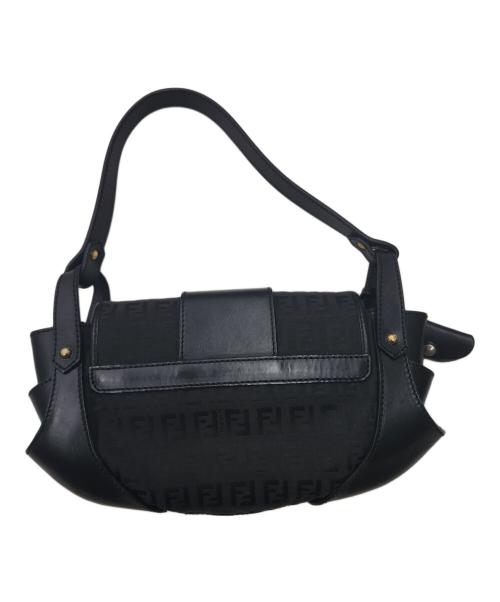 FENDI（フェンディ）FENDI (フェンディ) ズッキーノ バケット ワンショルダーバッグ ブラックの古着・服飾アイテム
