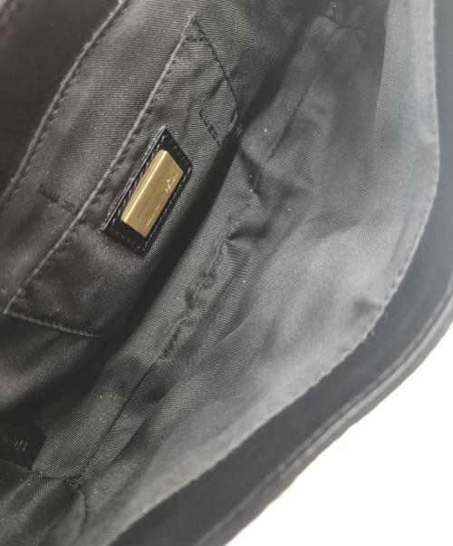 FENDI（フェンディ）FENDI (フェンディ) ズッキーノ バケット ワンショルダーバッグ ブラックの古着・服飾アイテム
