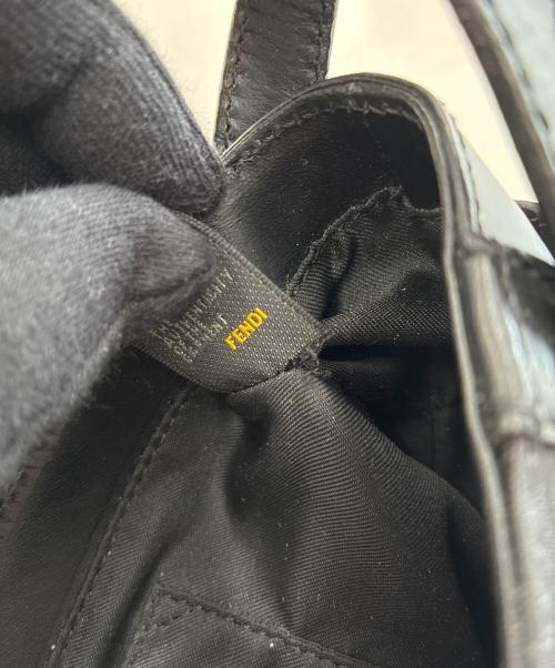 FENDI（フェンディ）FENDI (フェンディ) ズッキーノ バケット ワンショルダーバッグ ブラックの古着・服飾アイテム