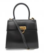 Salvatore Ferragamoサルヴァトーレ フェラガモ）の古着「2WAYバッグ」｜ブラック