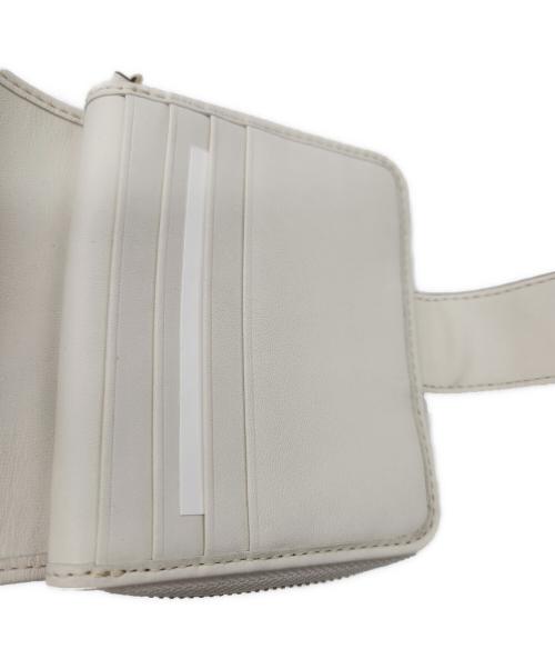 COACH（コーチ）COACH (コーチ) 2つ折り財布 ホワイト×ベージュの古着・服飾アイテム