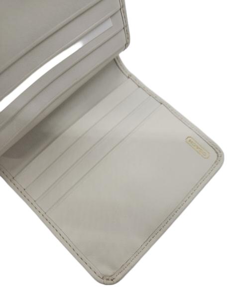 COACH（コーチ）COACH (コーチ) 2つ折り財布 ホワイト×ベージュの古着・服飾アイテム