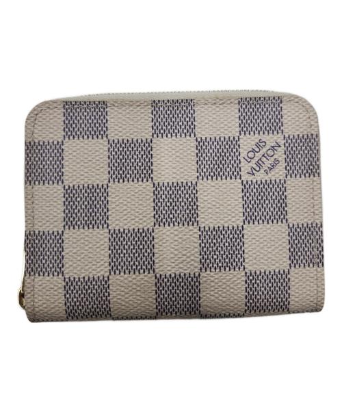 LOUIS VUITTON（ルイ ヴィトン）LOUIS VUITTON (ルイ ヴィトン) ジッピーコインパース ダミエ・アズール ホワイトの古着・服飾アイテム