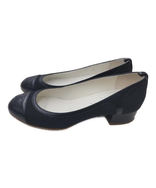 CHANEL（シャネル）CHANEL (シャネル) ココマーク パンプス ブラック サイズ:36Cの古着・服飾アイテム