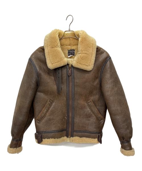 AVIREX（アヴィレックス）AVIREX (アヴィレックス) 80s USA製 B-3 ムートンジャケット ブラウン サイズ:40の古着・服飾アイテム