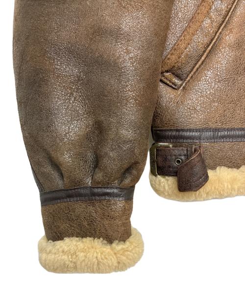 AVIREX（アヴィレックス）AVIREX (アヴィレックス) 80s USA製 B-3 ムートンジャケット ブラウン サイズ:40の古着・服飾アイテム