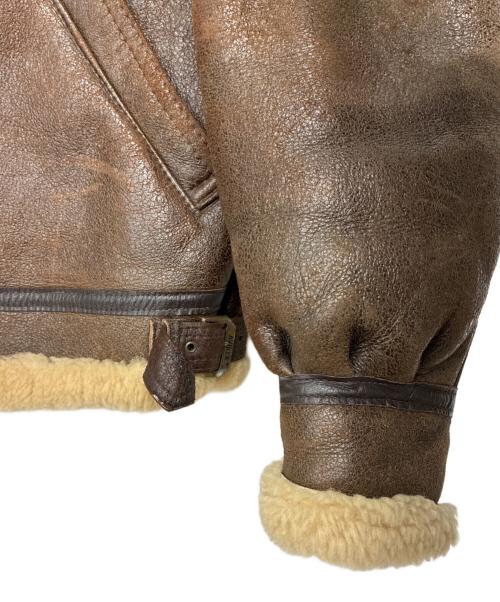 AVIREX（アヴィレックス）AVIREX (アヴィレックス) 80s USA製 B-3 ムートンジャケット ブラウン サイズ:40の古着・服飾アイテム