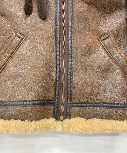 AVIREX（アヴィレックス）AVIREX (アヴィレックス) 80s USA製 B-3 ムートンジャケット ブラウン サイズ:40の古着・服飾アイテム