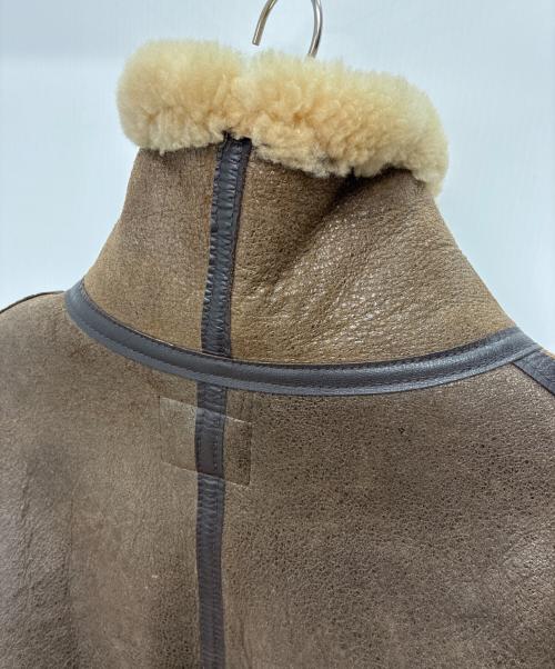 AVIREX（アヴィレックス）AVIREX (アヴィレックス) 80s USA製 B-3 ムートンジャケット ブラウン サイズ:40の古着・服飾アイテム