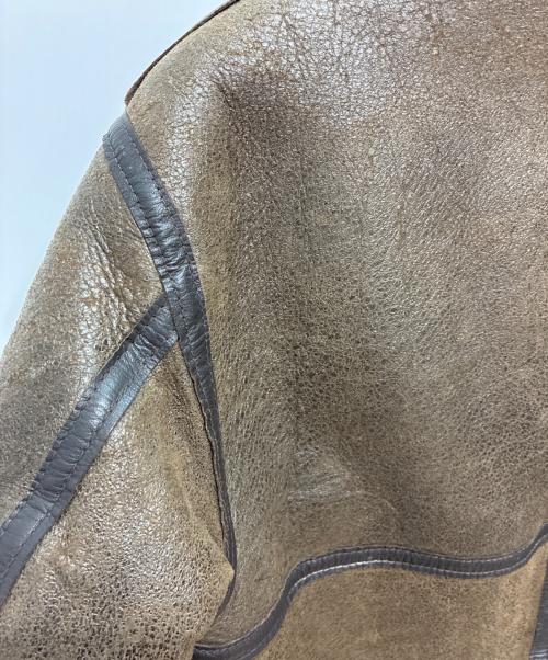 AVIREX（アヴィレックス）AVIREX (アヴィレックス) 80s USA製 B-3 ムートンジャケット ブラウン サイズ:40の古着・服飾アイテム