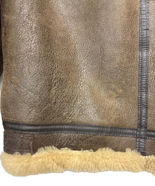 AVIREX（アヴィレックス）AVIREX (アヴィレックス) 80s USA製 B-3 ムートンジャケット ブラウン サイズ:40の古着・服飾アイテム