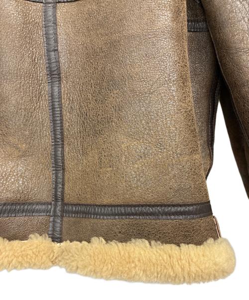 AVIREX（アヴィレックス）AVIREX (アヴィレックス) 80s USA製 B-3 ムートンジャケット ブラウン サイズ:40の古着・服飾アイテム