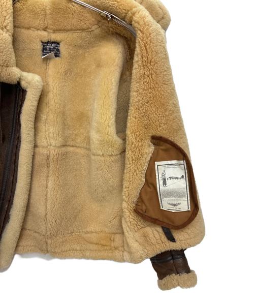 AVIREX（アヴィレックス）AVIREX (アヴィレックス) 80s USA製 B-3 ムートンジャケット ブラウン サイズ:40の古着・服飾アイテム