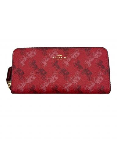 中古・古着通販】COACH (コーチ) 長財布 レッド｜ブランド・古着通販