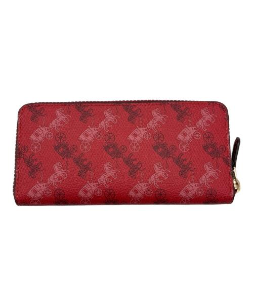 COACH（コーチ）COACH (コーチ) 長財布 レッドの古着・服飾アイテム