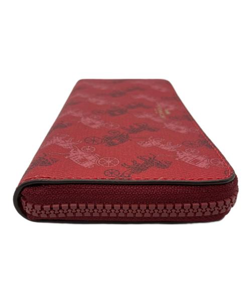 COACH（コーチ）COACH (コーチ) 長財布 レッドの古着・服飾アイテム