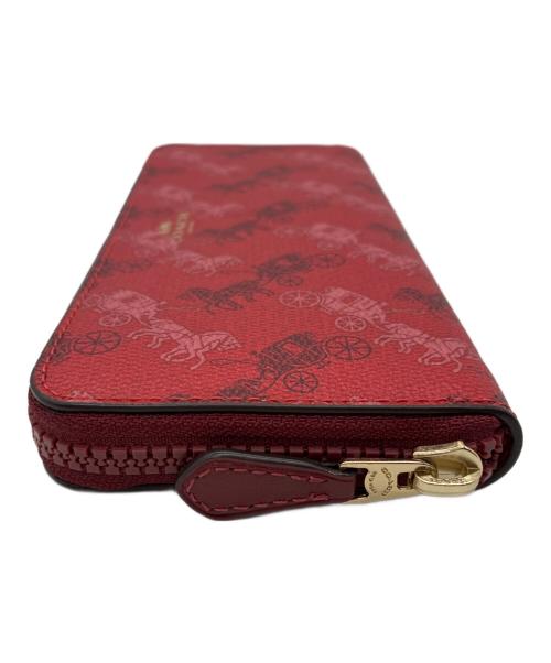 COACH（コーチ）COACH (コーチ) 長財布 レッドの古着・服飾アイテム