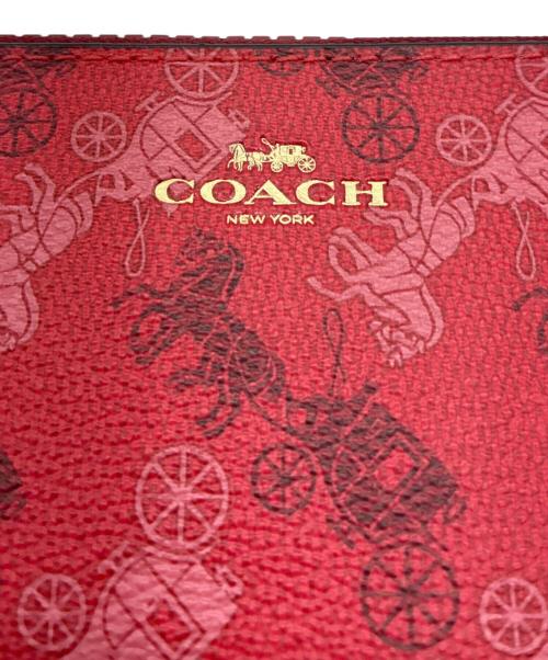 COACH（コーチ）COACH (コーチ) 長財布 レッドの古着・服飾アイテム