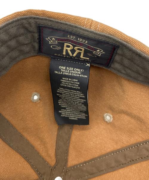 RRL（ダブルアールエル）RRL (ダブルアールエル) Canvas Ball Cap Tanの古着・服飾アイテム