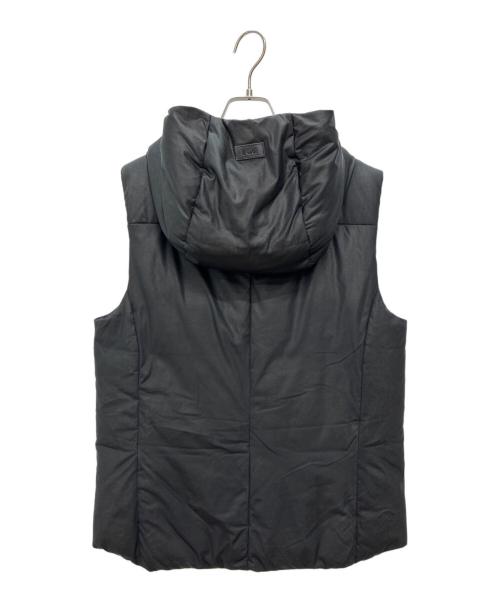 EMPORIO ARMANI（エンポリオアルマーニ）EMPORIO ARMANI (エンポリオアルマーニ) フード付ベスト ブラック サイズ:Mの古着・服飾アイテム