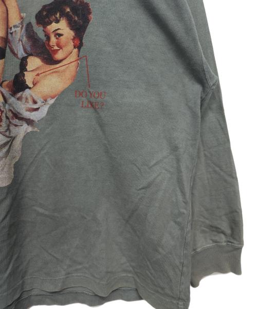 DAIRIKU（ダイリク）DAIRIKU (ダイリク) 長袖カットソー グリーン サイズ:Lの古着・服飾アイテム