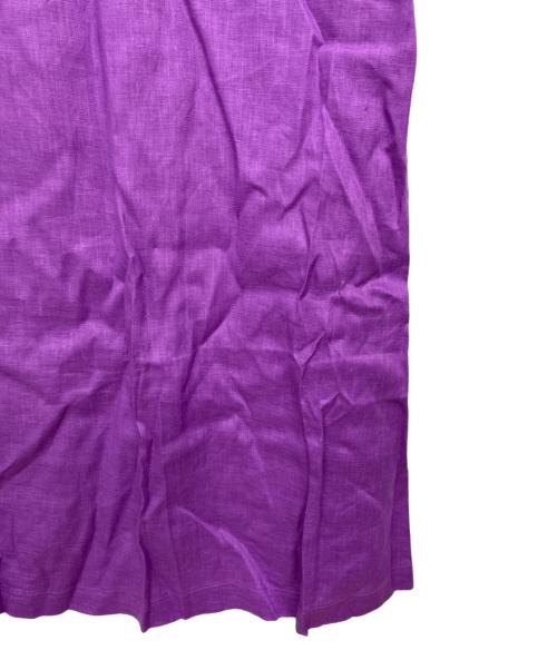 PONT DE CHALONS（ポンデシャロン）PONT DE CHALONS (ポンデシャロン) 半袖ワンピース パープル サイズ:Fの古着・服飾アイテム