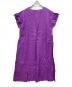 PONT DE CHALONS（ポンデシャロン）の古着「半袖ワンピース」｜パープル