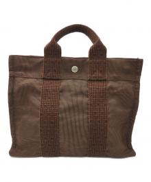 HERMES（エルメス）の古着「トートバッグ」｜ブラウン×グレー