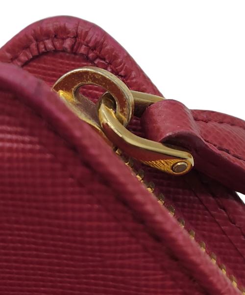 PRADA（プラダ）PRADA (プラダ) コンパクトウォレット ピンクの古着・服飾アイテム