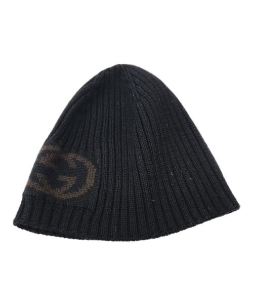 GUCCI（グッチ）GUCCI (グッチ) ニット帽 ブラックの古着・服飾アイテム