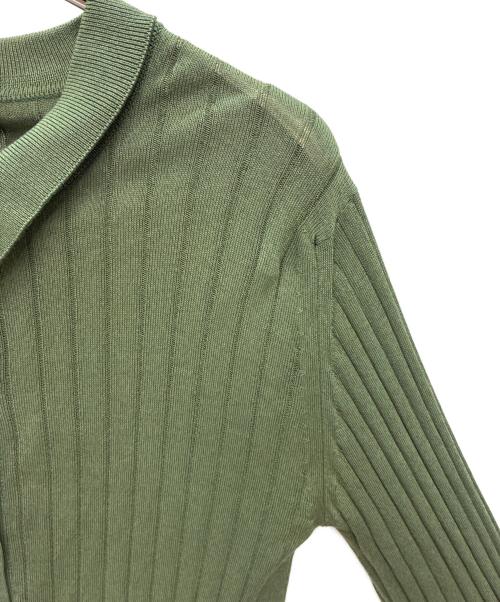 JOHN SMEDLEY（ジョンスメドレー）JOHN SMEDLEY (ジョンスメドレー) リブニットポロ グリーン サイズ:Sの古着・服飾アイテム