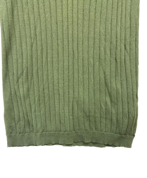 JOHN SMEDLEY（ジョンスメドレー）JOHN SMEDLEY (ジョンスメドレー) リブニットポロ グリーン サイズ:Sの古着・服飾アイテム
