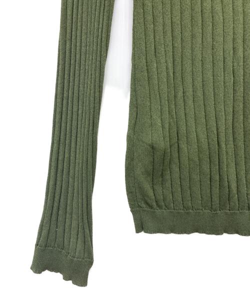 JOHN SMEDLEY（ジョンスメドレー）JOHN SMEDLEY (ジョンスメドレー) リブニットポロ グリーン サイズ:Sの古着・服飾アイテム