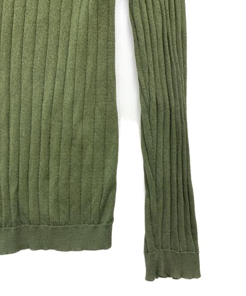 JOHN SMEDLEY（ジョンスメドレー）JOHN SMEDLEY (ジョンスメドレー) リブニットポロ グリーン サイズ:Sの古着・服飾アイテム