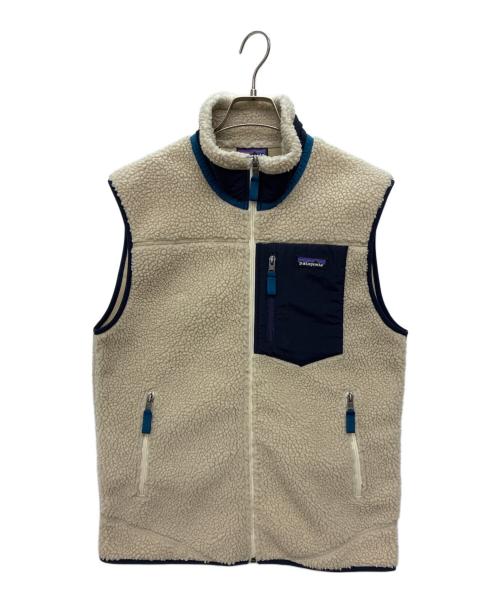 Patagonia（パタゴニア）Patagonia (パタゴニア) クラシック レトロX フリース ベスト アイボリー サイズ:Mの古着・服飾アイテム