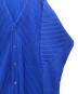 中古・古着 HOMME PLISSE ISSEY MIYAKE (オム プリッセ イッセイ ミヤケ) プリーツ ロングカーディガン ブルー サイズ:SIZE 2：22000円
