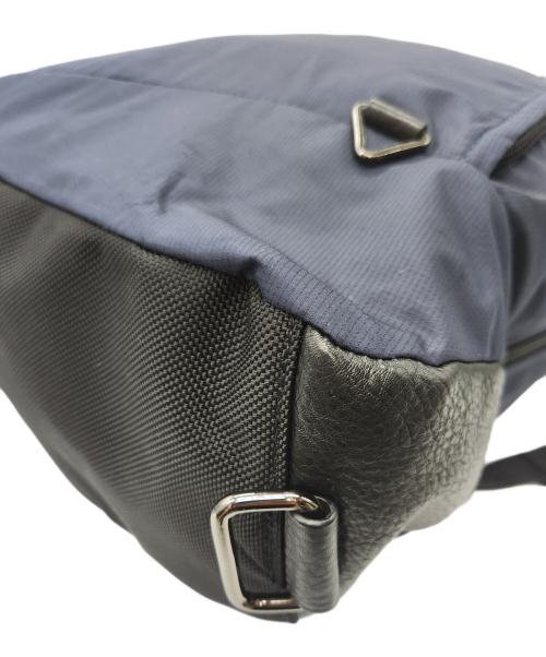 LANVIN en Bleu（ランバンオンブルー）LANVIN en Bleu (ランバンオンブルー) 3WAYバッグ ネイビー×ブラックの古着・服飾アイテム