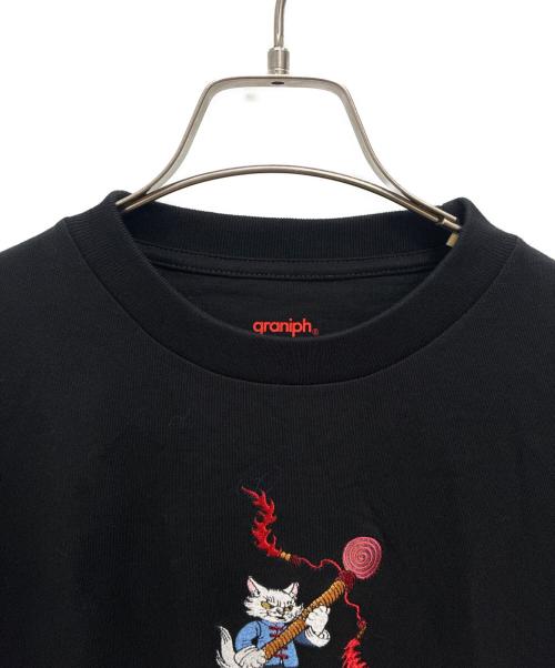 graniph（グラニフ）graniph (グラニフ) 石黒亜矢子 半袖カットソー ブラック サイズ:S 未使用品の古着・服飾アイテム
