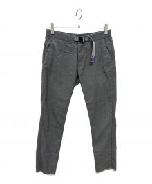 THE NORTHFACE PURPLELABEL（ザ・ノースフェイス パープルレーベル）の古着「パンツ/COOLMAX TROPICAL WEBBING BELT PANT」｜グレー