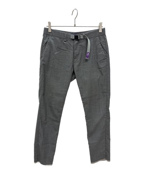 THE NORTHFACE PURPLELABEL（ザ・ノースフェイス パープルレーベル）THE NORTHFACE PURPLELABEL (ザ・ノースフェイス パープルレーベル) パンツ/COOLMAX TROPICAL WEBBING BELT PANT グレー サイズ:Mの古着・服飾アイテム