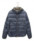 HERNOヘルノ）の古着「リバーシブルダウンジャケット」｜ネイビー×ブラウン