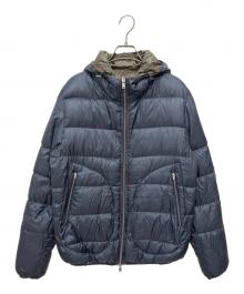 HERNO（ヘルノ）の古着「リバーシブルダウンジャケット」｜ネイビー×ブラウン