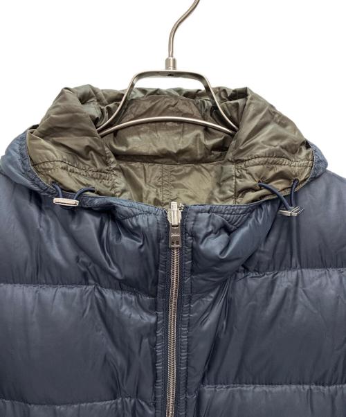 HERNO（ヘルノ）HERNO (ヘルノ) リバーシブルダウンジャケット ネイビー×ブラウン サイズ:SIZE 48の古着・服飾アイテム