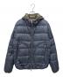 HERNO（ヘルノ）の古着「リバーシブルダウンジャケット」｜ネイビー×ブラウン