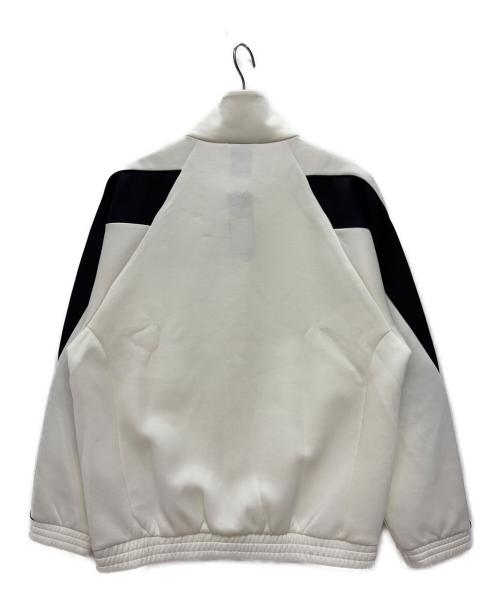 adidas（アディダス）adidas (アディダス) トラックジャケット ウインドフルジップ スタジアム トラックトップ ホワイト サイズ:Mの古着・服飾アイテム