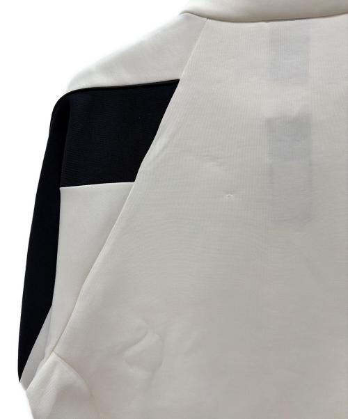 adidas（アディダス）adidas (アディダス) トラックジャケット ウインドフルジップ スタジアム トラックトップ ホワイト サイズ:Mの古着・服飾アイテム