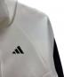 中古・古着 adidas (アディダス) トラックジャケット ウインドフルジップ スタジアム トラックトップ ホワイト サイズ:M：4000円