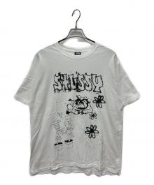 stussy（ステューシー）の古着「プリントTシャツ」｜ホワイト
