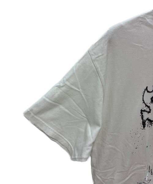 stussy（ステューシー）stussy (ステューシー) プリントTシャツ ホワイト サイズ:Lの古着・服飾アイテム