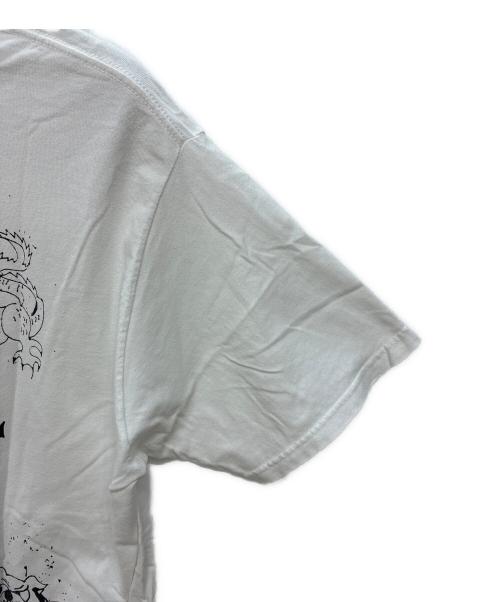 stussy（ステューシー）stussy (ステューシー) プリントTシャツ ホワイト サイズ:Lの古着・服飾アイテム